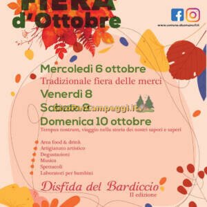 Fiera d'Ottobre a Dicomano (FI)